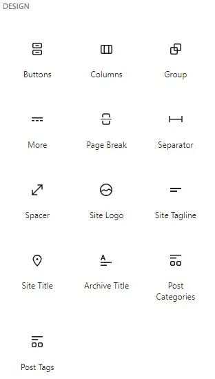 wordpress block editor design blocks