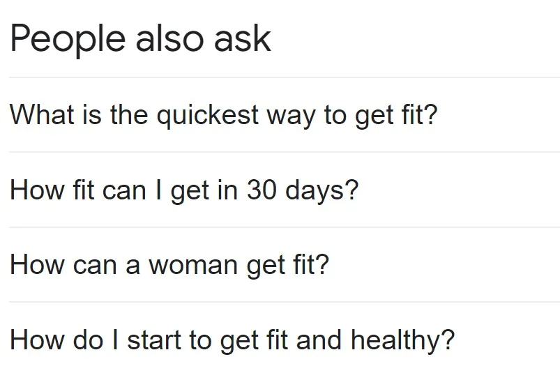 people also ask - google search