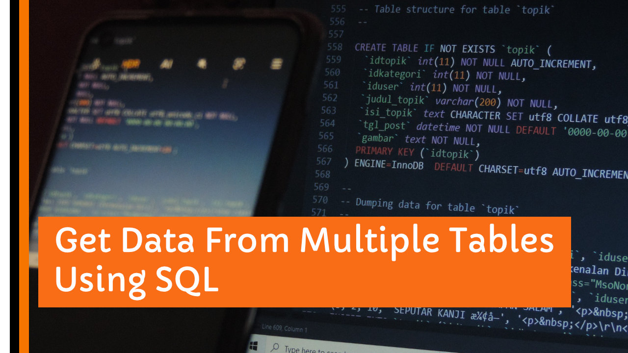 Get Data From Multiple Tables Using SQL