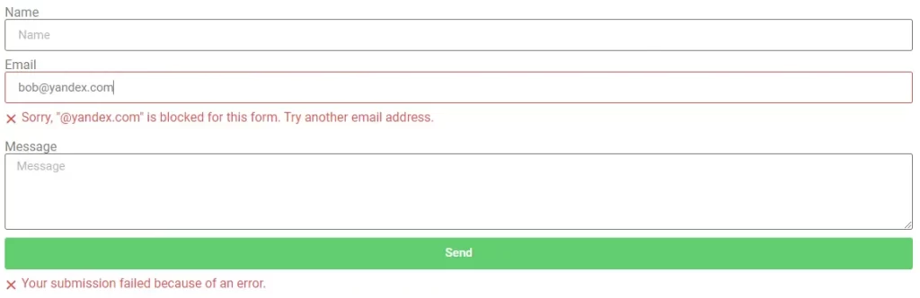 Email Blocklist for Elementor Forms WordPress Plugin