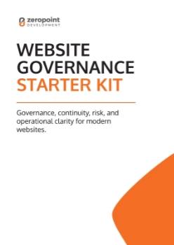 Website Governance Starter Kit Cover