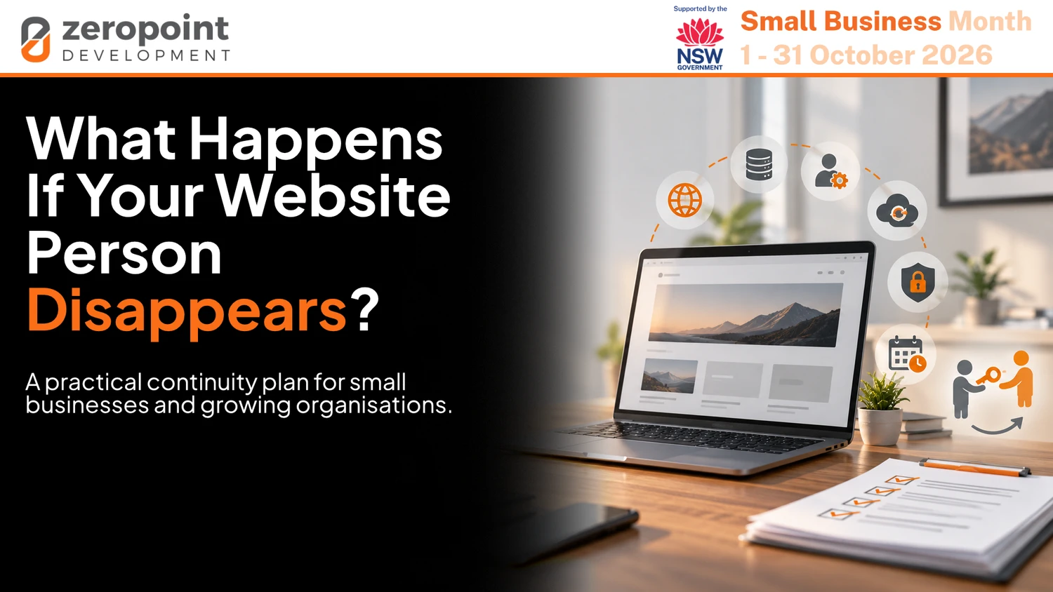 What Happens If Your Website Person Disappears webinar