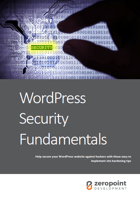 WordPress Security Fundamentals eBook Cover