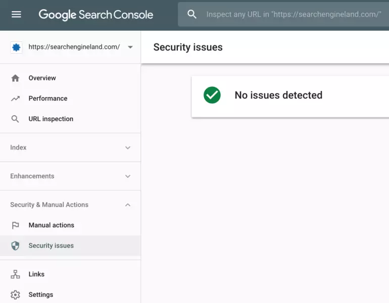 Google Search Console Secuirty Issues