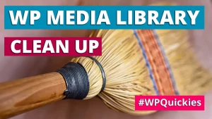 WordPress Media Library Clean Up - WPQuickies