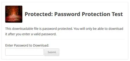 password protect pdf files with shortcode